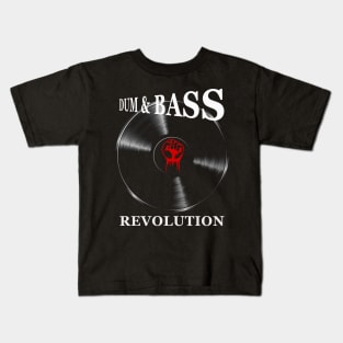 Drum And Bass Revolution Kids T-Shirt